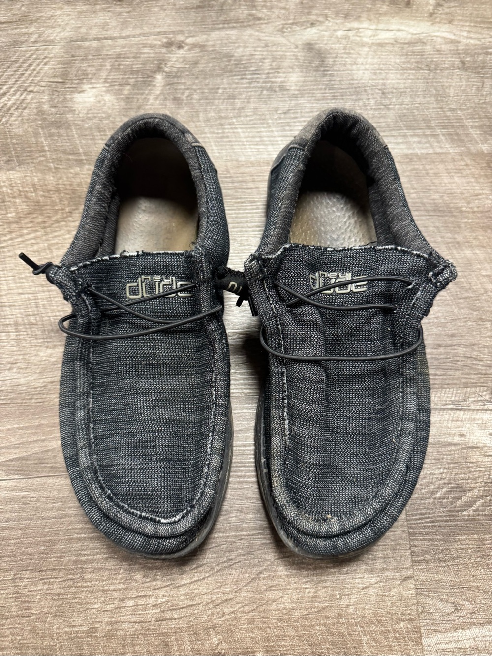 Hey Dude Wally Stretch Midnight Bunker Shoes Size 9